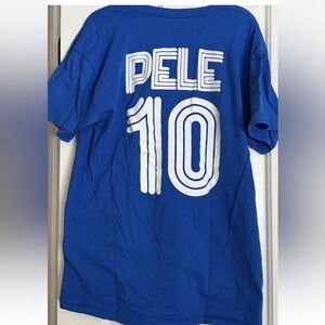 Pele‎ Soccer Store Merch Times Square Men’s Shortsleeve Tshirt Size Large Soccer
